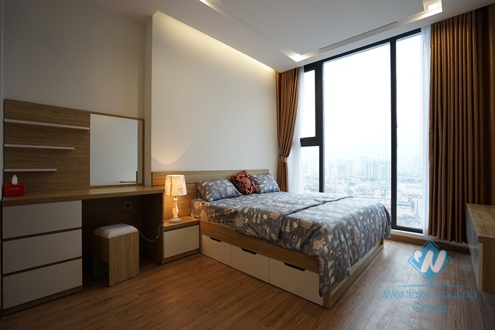 Luxury three bedrooms apartment for rent in Vinhome Metropolis, Ba Dinh district, Ha Noi